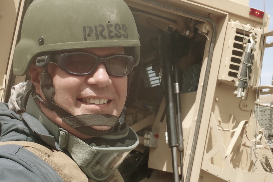 Writer Randy Brown served in the Iowa Army National Guard for 20 years. He's co-editor of a new military writing anthology.