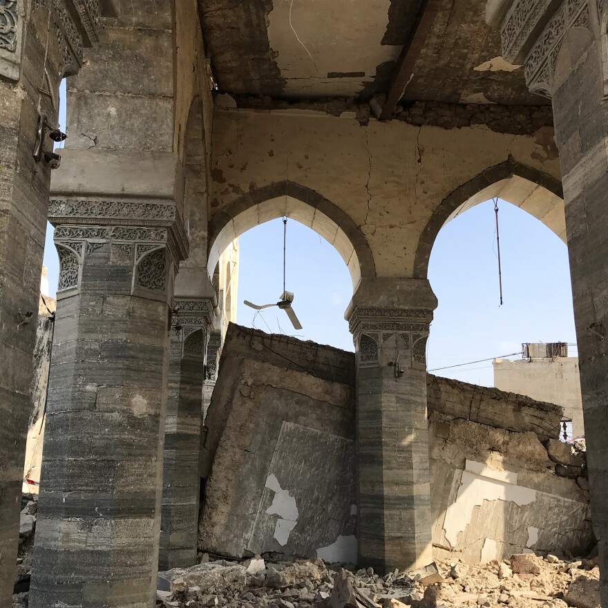 ISIS blew up the al-Nuri Mosque in the battle for Mosul before it was driven out of the area in 2017.