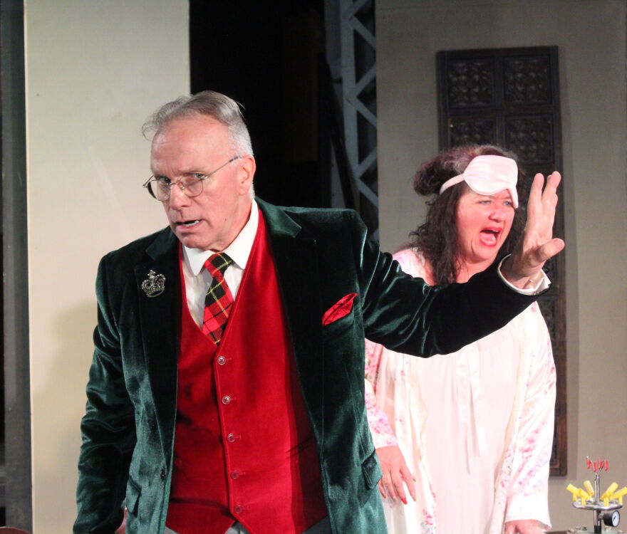 Carpenter and Heimberg have performed together in a number of other local productions.