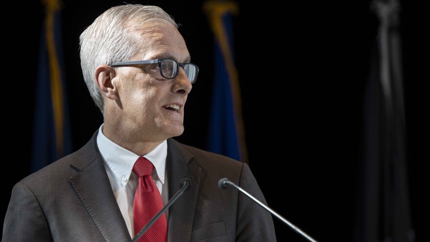 Secretary of Veteran’s Affairs Denis Richard McDonough speaks during the Military Women’s Memorial 25th Anniversary Ceremony at the Military Women’s Memorial in Arlington, Va., Oct. 15, 2022. (DoD photo by U.S. Navy Petty Officer 2nd Class Alexander Kubitza)