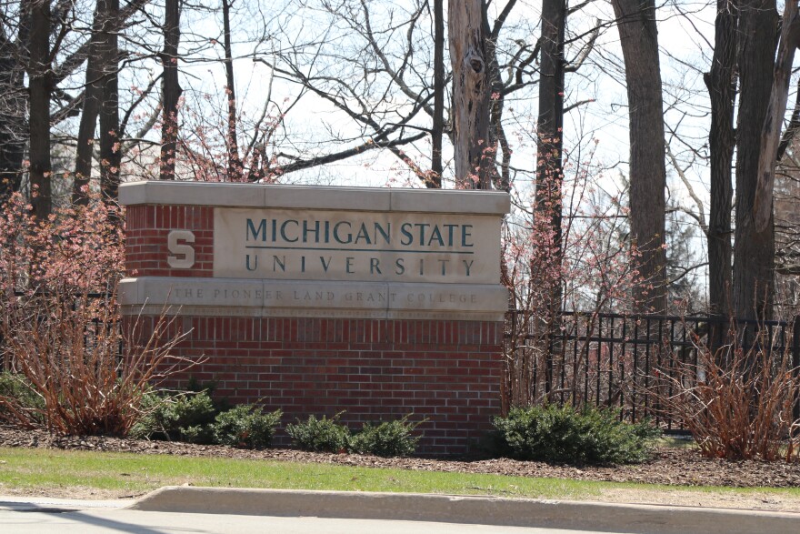 MSU sign