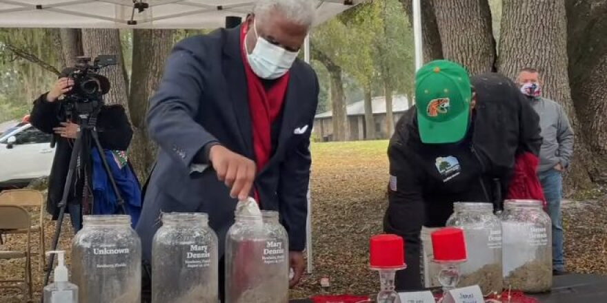  In 2020, the Alachua County Community Remembrance Project began in partnership with the Equal Justice Initiative, an organization that works to recognize the deep-rooted history of racism across the country by collecting soil from lynching sites and holding remembrance services to give victims a proper memorial. 