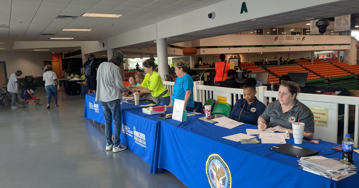 Tallahassee stages its 14th Veterans' Stand Down as the numbers of those seeking its services drop