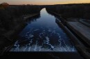 The US Lock & Dam on the Cape Fear River in Fayetteville, N.C., on Thursday, Dec. 11, 2025.