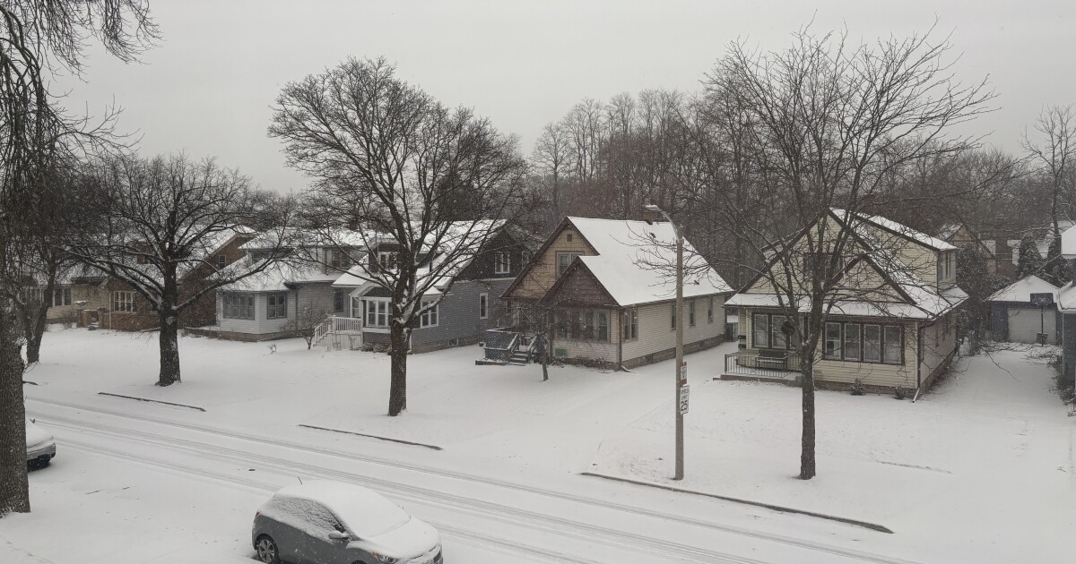 Heavy snow and strong winds bring unusual blizzard to Wisconsin