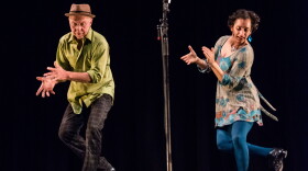 Keith Terry and Evie Ladin at a performance in Toronto