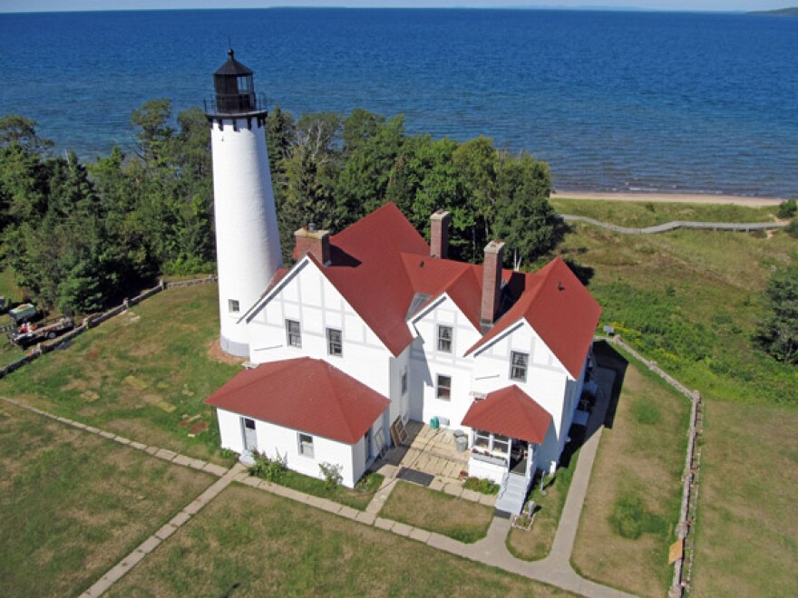 Point Iroquois lighthouse in Brimley, MI.