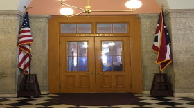 The governor's ceremonial office in the Statehouse