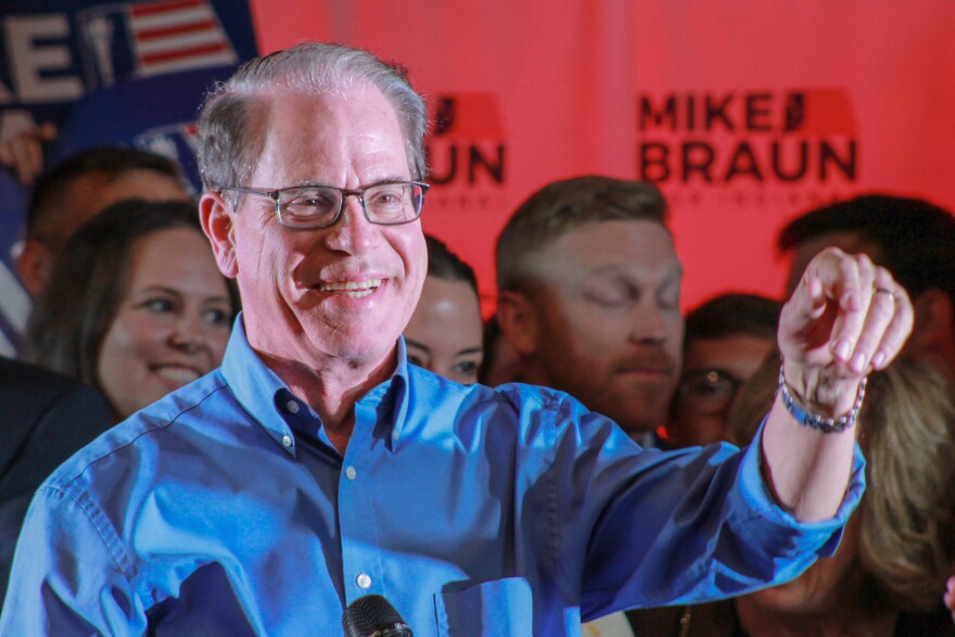 U.S. Sen. Mike Braun (R-Ind.) won the open race for Indiana governor, according to a call by the Associated Press.