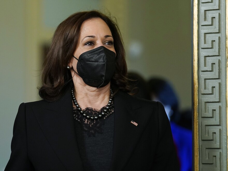 Vice President Harris plans to meet with 13 heads of state this weekend at the Munich Security Conference. The trip comes as the U.S. and NATO allies work to avert a Russian invasion of Ukraine.