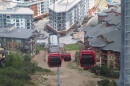 The Sunrise Gondola climbs out of Park City Mountain's Canyons Village base area from the Pendry Plaza Aug. 22, 2026