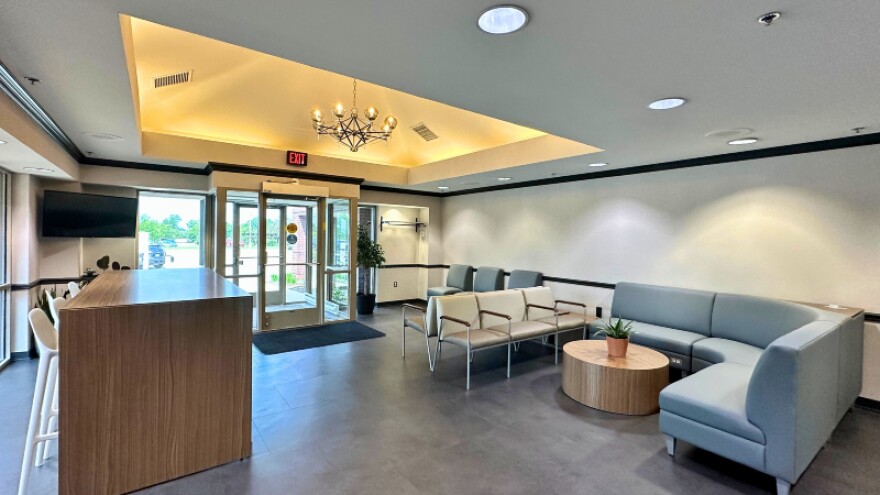 Waiting room at RightCare Clinic.