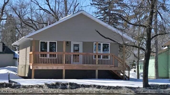 A house built by participants of BiCAP Youthbuild in 2017 for eligible affordable housing applicants in Bemidji.