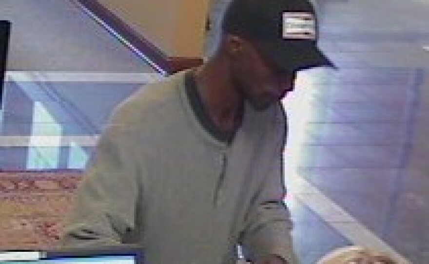 This is the suspet in the Arvest robbery