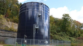 Hyden-Leslie County Water District’s water supply tank was built top of underground coal mines, which the utility says threatens the stability of the site.
