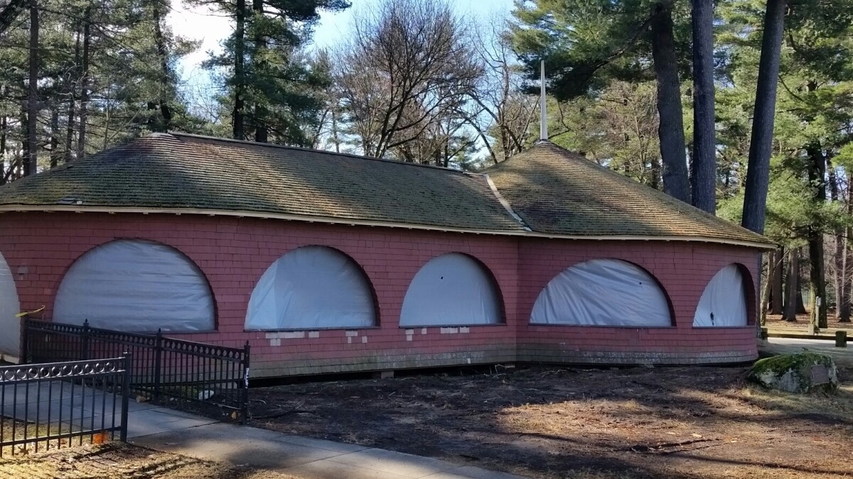 19th Century pavilion for trolley passengers designated as historic place 19th Century pavilion for trolley passengers designated as historic place