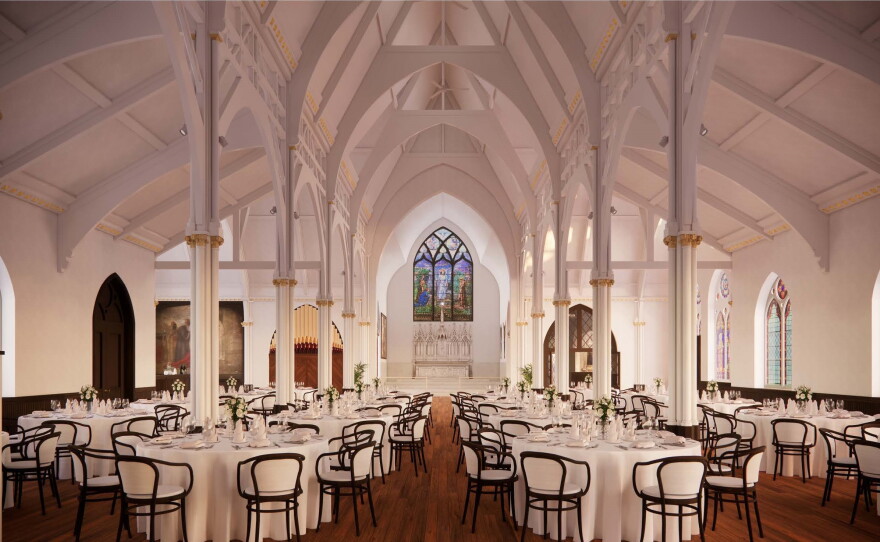 See the latest designs for turning a historical South Wedge church into ...