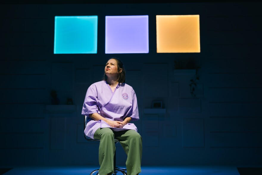 Jenny Ledel portrays Jane in her new play at Second Thought Theatre, “Your Wife’s Dead Body.”