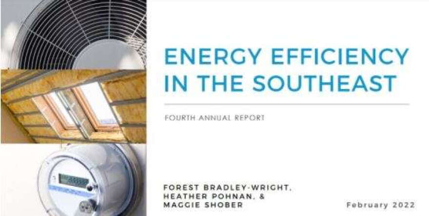 SACE says the purpose of their report is to document recent policy developments and trends in electric utility efficiency data from 2020. (Courtesy: Southern Alliance For Clean Energy)