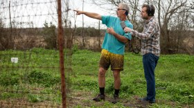 Tim Miller, owner of Millberg Farm in Kyle, talks with KUT's Mose Buchele on January 22nd, 2019. 