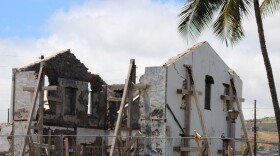 An image of the Baldwin Home Museum three years after the 2023 wildfires in Lahaina (July 10, 2026)