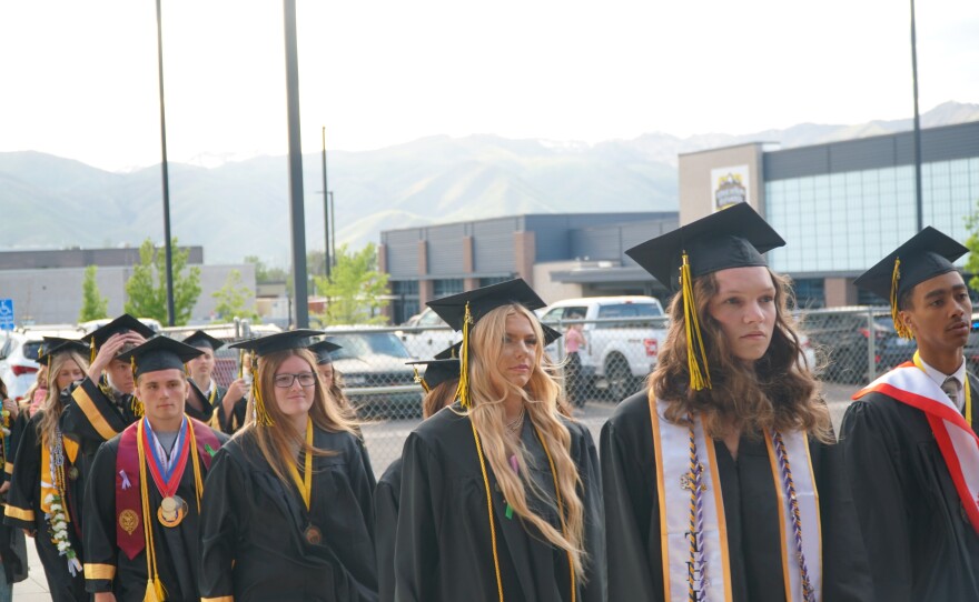 The Wasatch High School Class of 2026 celebrates graduation May 28, 2026.