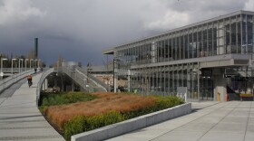 On Saturday, March 19 light rail stations opened serving Capitol Hill and the University of Washington (pictured).