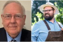 (left-right) Gordon Heslop and Conrad Cable are among the challengers for incumbent Mike Johnson's seat representing Louisiana's 4th Congressional District.