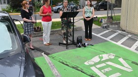 Kristin Volchansky, Advocacy Director at Action Together NEPA, state Rep. Tarah Probst, State Rep. Maureen Madden and Hannah Felber, Conservation Voters of Pennsylvania discussed the cost of energy and the effects on our environment.
