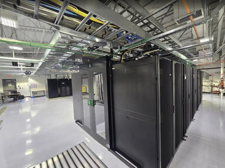 An Army data center at Joint Base Lewis-McChord in Washington State.