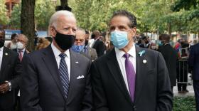 President Joe Biden and Gov. Andrew Cuomo at the 9/11 Memorial last year. OFFICE OF THE GOVERNOR