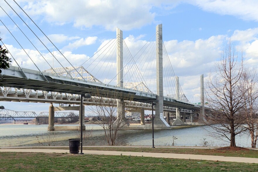 Toll Bridge over the Ohio River (James Vavrek, WFIU/WTIU News)