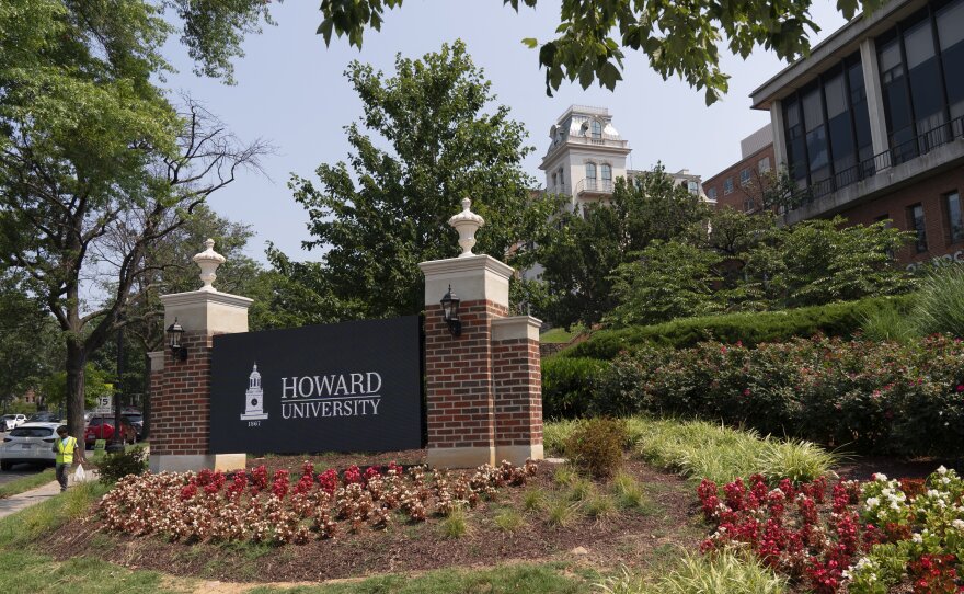 Howard University campus is pictured in Washington, D.C., on July 6.
