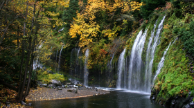 Dunsmuir is a historic town of approximately 2,800 residents in northern California. It features a dozen waterfalls through its canyons along the Sacramento River. It also boasts an active Amtrak rail station and a local airport for firefighting support and prevention.
