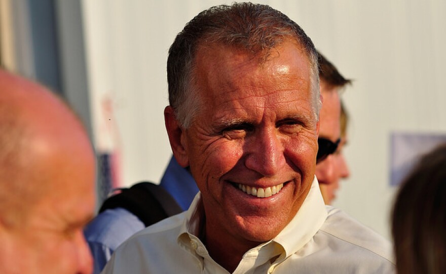 Image of Thom Tillis, who is in his first year as junior U.S. senator from North Carolina.