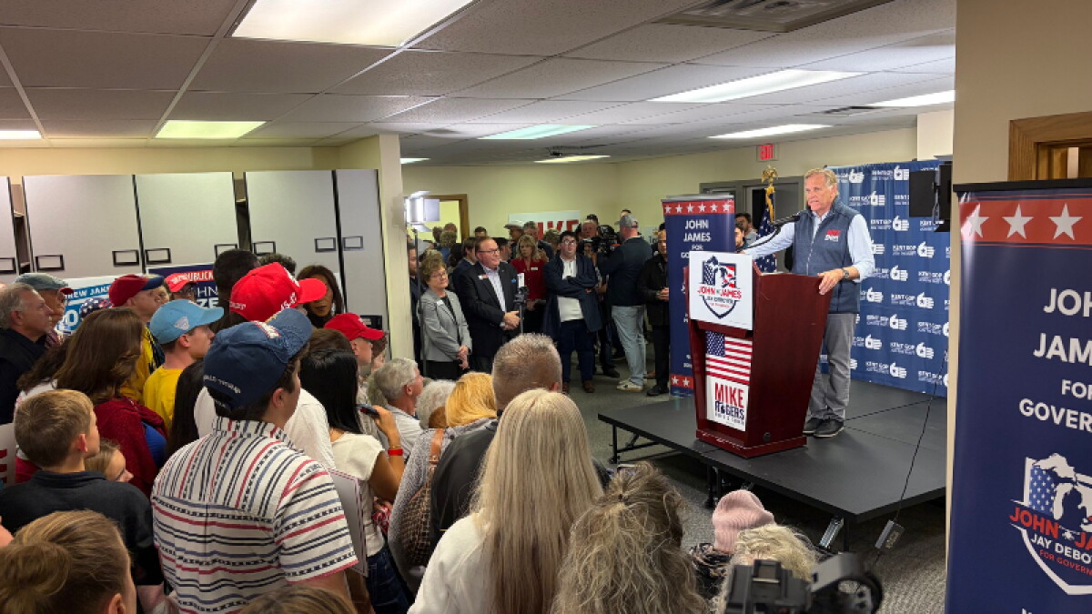John James and RFK Jr. rally supporters in Grand Rapids as early voting underway