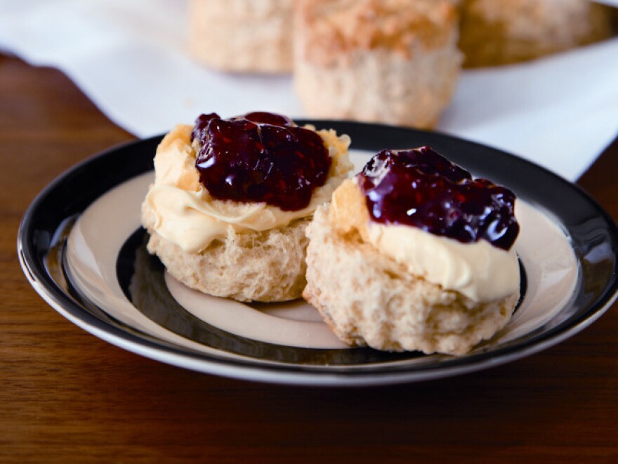 <strong><a href="http://www.npr.org/templates/story/story.php?storyId=135735845#scones">Recipe: Buttermilk Scones and Jumbleberry Jam</a></strong>
