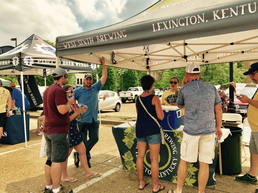 West Sixth Brewing of Lexington at a recent beer festival.