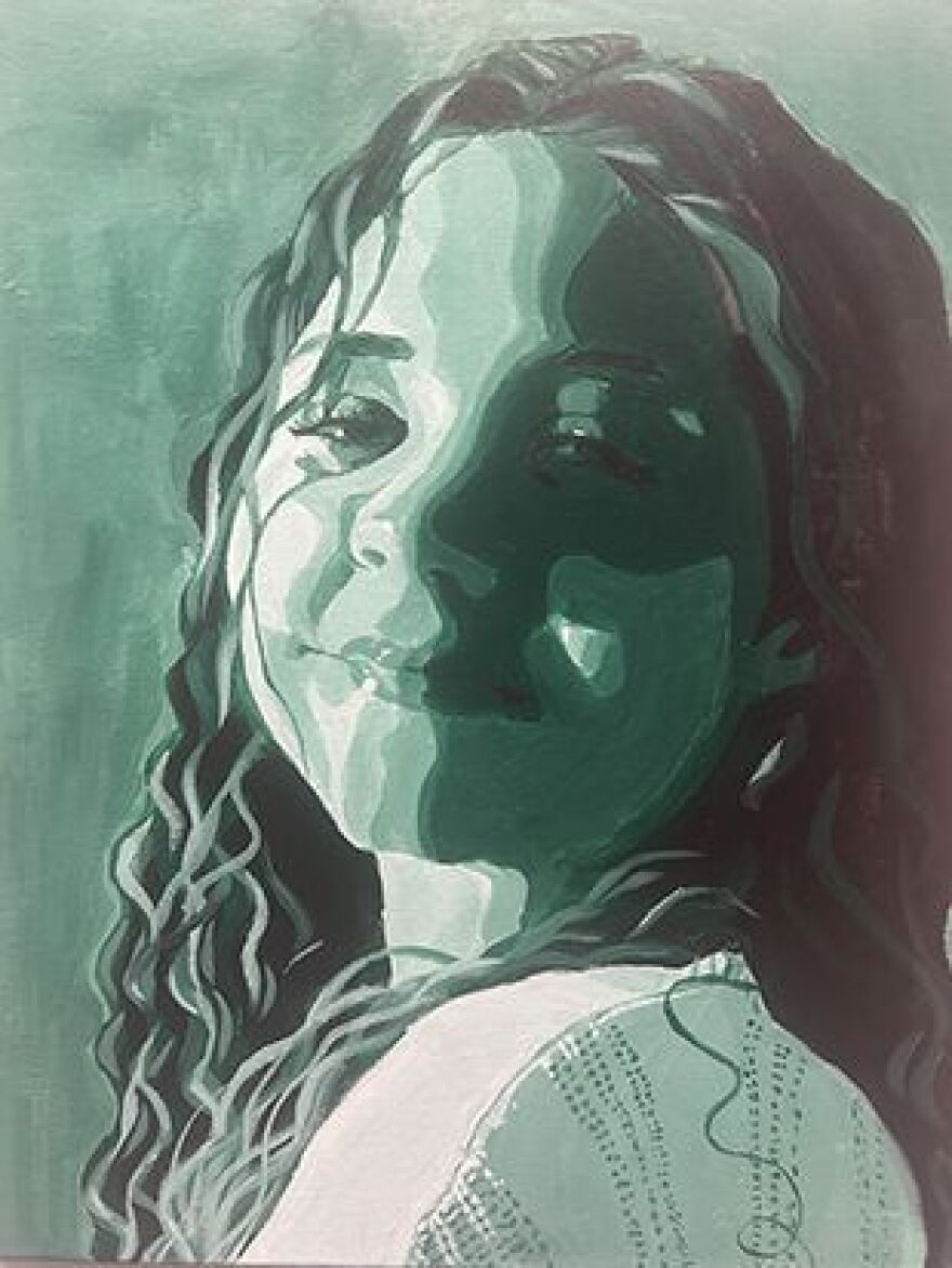 Portrait from 'Sixteenth Annual Student Exhibition' at Baker Museum of Art