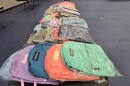 Hundreds of backpacks were distributed to students at the