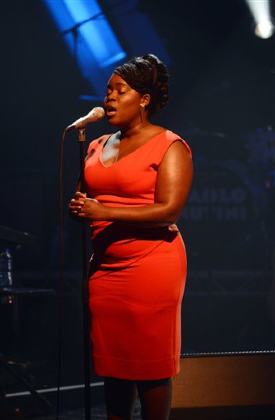 Zara McFarlane sings on Later with Jools Holland in 2014