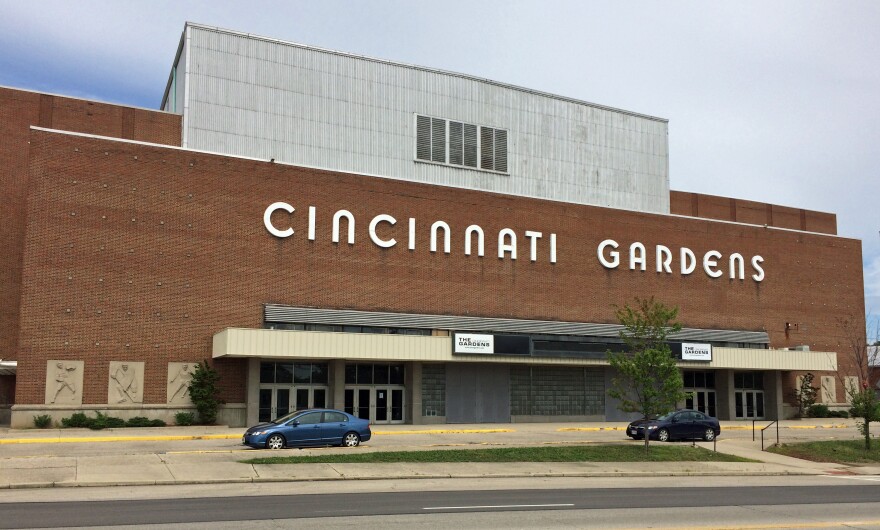 Cincinnati Gardens just before it closed in July 2016. It was demolished two years later.