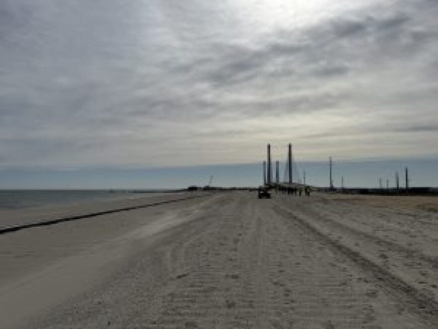 Latest update on the Indian River Inlet beach replenishment is a ...