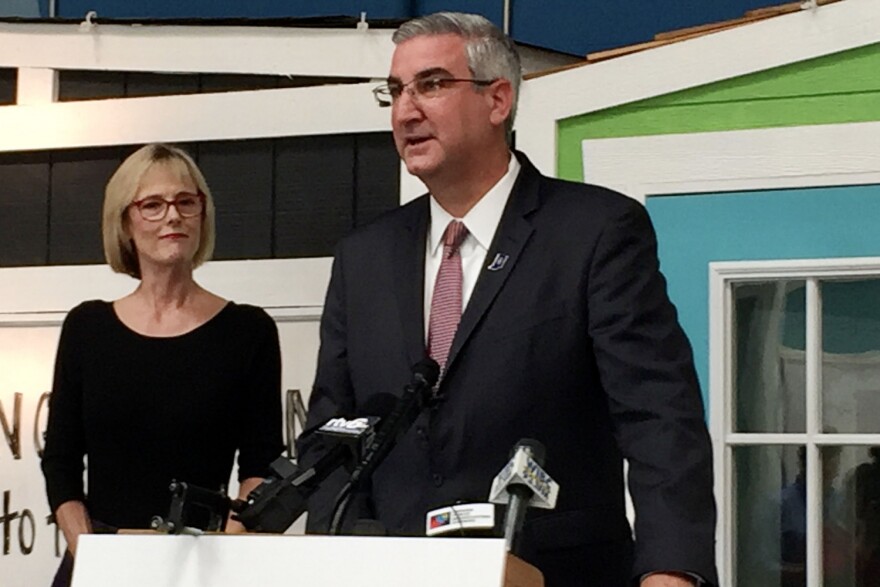Holcomb, Crouch Give Virtual Convention Speeches That Follow Familiar Pattern