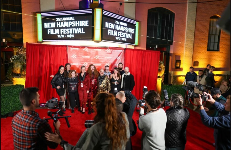 The red carpet at the 2023 New Hampshire Film Festival