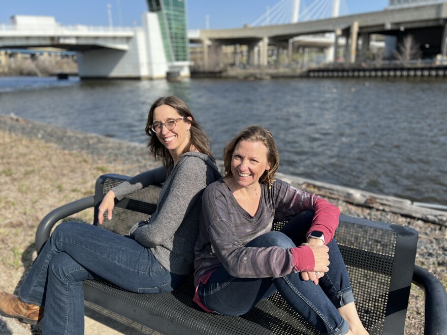 Shelly Roder (left) and Meagan Schultz are the co-hosts and creators of the "Cream City Dreams" podcast.