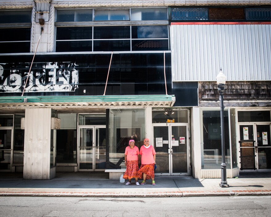Janet and Jenny Robertson live in an apartment above empty storefronts in Welch, W.Va. They said they don't vote. McDowell County, W.Va., is one of the top regions in the U.S. where people don't vote.