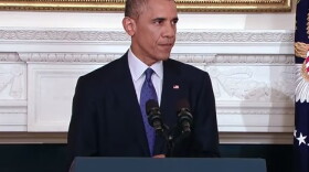President Obama delivers an update on the situation and U.S. position on Iraq - August 7, 2014.