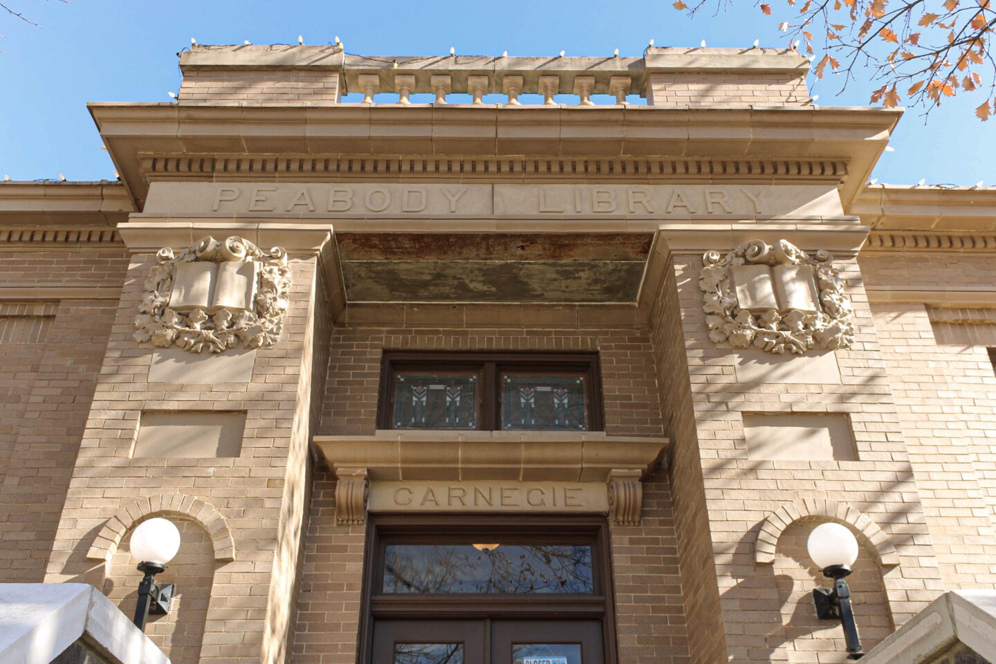 In 1914, the Carnegie library in Peabody Township opened its doors for the first time. The township received a $10,000 gift from Andrew Carnegie in 1913. The building was one of more than 60 libraries built or supported by Carnegie in Kansas.