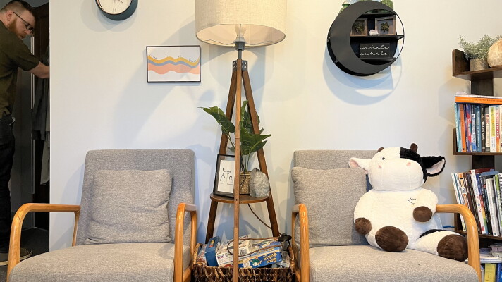 A therapist's office at Enso Counseling Group in Concord.